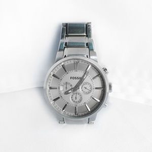 Fossil Gray Dial Stainless Steel Men's Watch